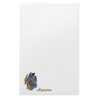 AQUARIUS WILD WATER stationery
