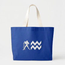 Aquarius with  Symbol Tote Bag