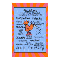 Aquarius wordcloud poster posters