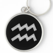 Aquarius Zodiac Astrology Keychain