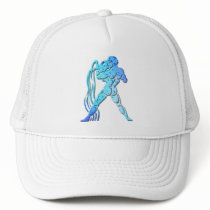 Aquarius Zodiac Baseball Cap Hat