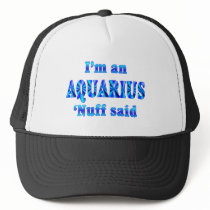 Aquarius Zodiac Sign Hat