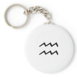 Aquarius - Zodiac Sign Keychain