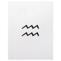 Aquarius - Zodiac Sign letterhead