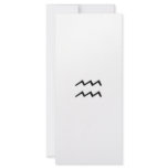 Aquarius - Zodiac Sign Personalized Rack Card