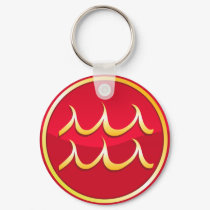Aquarius - Zodiac Signs keychains by EveStock Aquarius - Zodiac Signs keychains