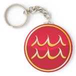 Aquarius - Zodiac Signs Key Chains