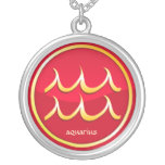 Aquarius - Zodiac Signs Pendant