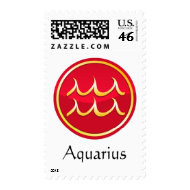 Zodiac Sign Postage Stamp