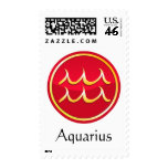 Aquarius - Zodiac Signs Stamp