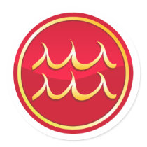 Aquarius - Zodiac Signs stickers