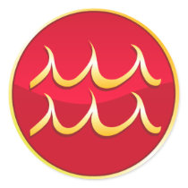 Aquarius - Zodiac Signs stickers
