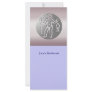 Aquarius Zodiac Star Sign Premium Silver Customized Rack Card