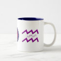 Aquarius Zodiac Symbol Mug by PlanetZodiac Aquarius Zodiac Symbol Mug
