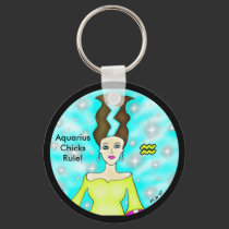 AquariusChicksRule! Keychain
