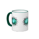 aquaswirl, mug by LoisRV aquaswirl, mug