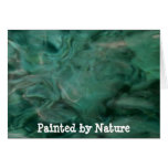 Aquatic Abstract - Painted by Nature Greeting Cards