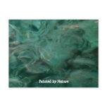 Aquatic Abstract - Painted by Nature Post Cards
