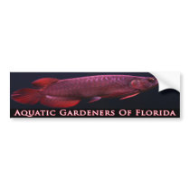 Aquatic Gardeners of Florida- Arowana Bumper Sticker