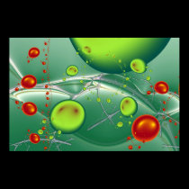 Aquatic landscape. posters