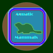 Aquatic Mammals - Nature Lovers Favorite stickers by doonagiri Aquatic Mammals - Nature Lovers Favorite stickers