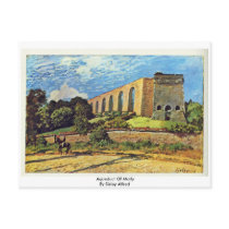 Aqueduct Of Marly By Sisley Alfred Post Card