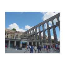 Aqueduct, Segovia, Spain Postcard
