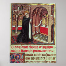 Aquinas'Libro de Horas de Alfonso el Poster