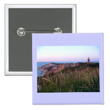 Aquinnah Sunset and Lighthouse Button