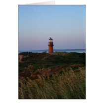 Aquinnah Sunset and Lighthouse Card