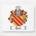 Aquino Family Crest mousepads by coatsofarms Aquino Family Crest mousepads