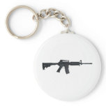 AR15 assault rifle Key Chain