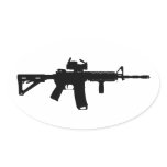 ar15 oval sticker