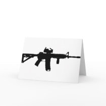 ar-15 greeting card