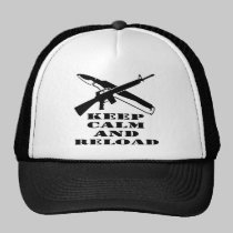 AR-15 M-16 Keep Calm And Reload hats