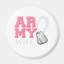 AR-MY Wife Fridge Magnet