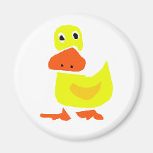 AR- Primitive Duck Design Fridge Magnet