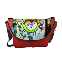 ARA PROFESSIONAL BUSINESS BAG - NY GRAFFITI CAT COMMUTER BAGS