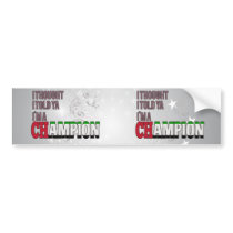 Arab and a Champion Bumper Sticker