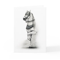 Arab Dancer Greeting Card