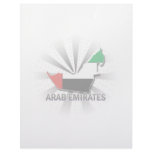 Arab Emirates Flag Map 2.0 Letterhead Template