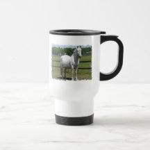 Arab Horse Plastic Travel Mug