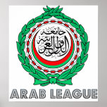Arab League Coat of Arms Poster