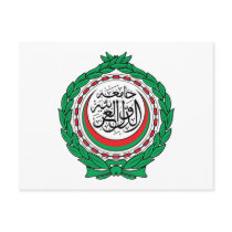 Arab League Emblem postcards