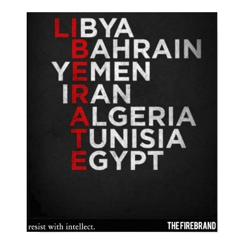 Arab Spring Poster print
