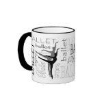 Arabesque Ballet Mug (customizable)