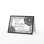 Arabesque Black Lace, RSVP card