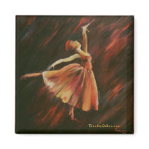 Arabesque Dancer - Magnet magnets