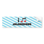 Arabesque fan bumper stickers