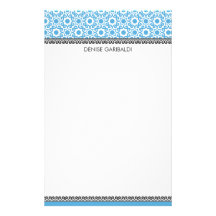 Arabesque moderno elegante personalizado papelería personalizada
